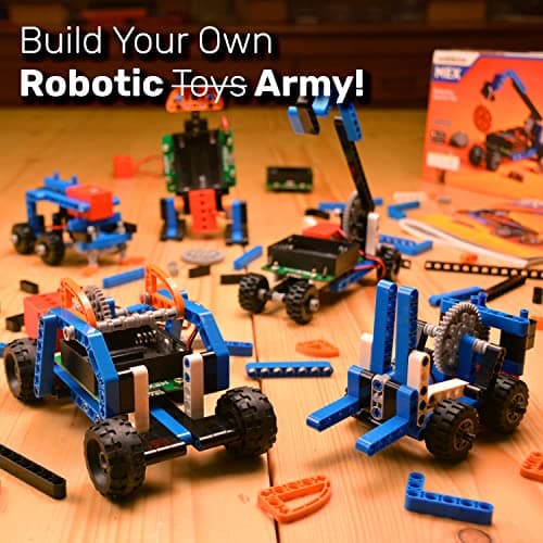 Avishkaar MEX 5-in-1 DIY Robotics Starter Kit, Robot Toys for Kids Aged 8-12, Building & Construction Set with 100+ Parts, Learning & Educational STEM Kit, Made in India. 4