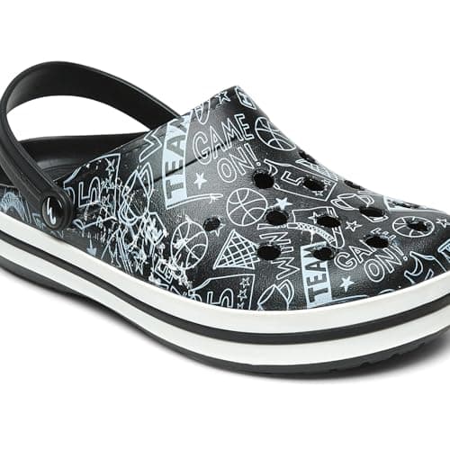 Campus Men's GC-4025 BLACK Clogs - 9UK/India GC-4025 4