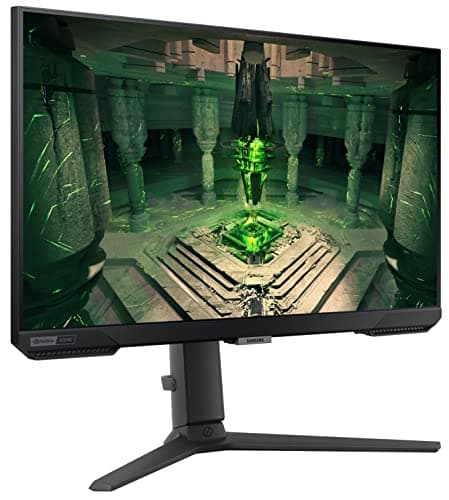 Samsung 25"(62.2cm) Odyssey G4 IPS Gaming Monitor|FHD 1920 x 1080|240Hz|1ms|400nits|SRGB 99%|Ports-HDMIx2,DP,Headphone|DP Cable|Height-Tilt-Pivot Adjustable Stand|Nvidia G-Sync|LS25BG400EWXXL|Black 4