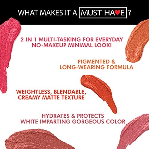 Iba Must Have Everyday Lip & Cheek Tint - All Time Pink, 8g | Enriched with Vitamin E and Rosehip Oil | Light Creamy Texture, High Payoff, Smooth Natural Finish, Nourishes & Hydrates Dry Chapped Lips, 3
