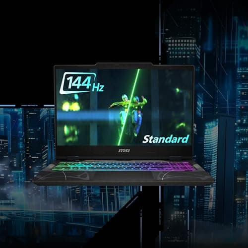 MSI Cyborg 15, Intel Series 2 Core 5 210H, 40cm FHD 144Hz Gaming Laptop (16GB/512GB NVMe SSD/Windows 11 Home/NVIDIA GeForce RTX 5050, GDDR7 8GB/Translucent Black/2.1Kg) B2RWEKG-217IN 2