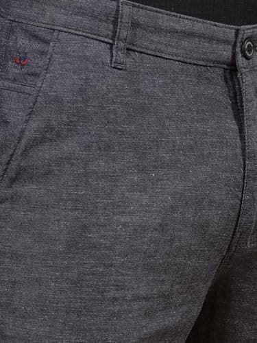 Crimsoune Club Men's Black Linen Trousers (34) 5