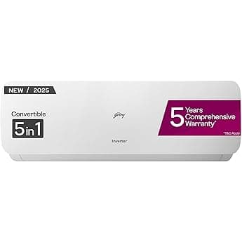 Cruise 1.5 Ton 3 Star,New Star rated, Inverter Split AC with 7-Stage Air Filtration (Copper, Convertible 4-in-1, Fast Cooling, PM 2.5 Filter, Anti-Rust Tech, New BEE Rated, CWCVBM-VQ3D173, White)
