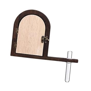 Outlet Cover Wood Elegant Socket Protection Box for Kitchen Workshop Bedroom 22x15.7cm Brown and Beige |Home & Garden | Home Improvement | Electrical & Solar | Switch Plates & Outlet Covers