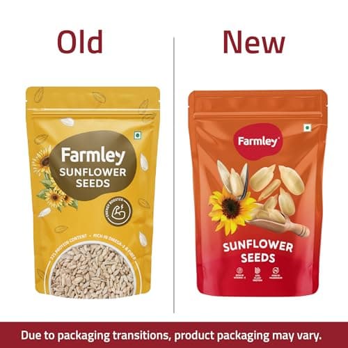 Farmley Edible Seeds Combo 400 g | Chia Seed + Sunflower Seed + Pumpkin Seed I Superfood Mix for Healthy Eating | Rich in Protein & Fiber (200g, each) (Pack of 2) 5