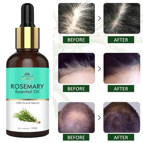 INTIMIFY Rosemary Essential Oil For Hair Growth, Reduce Acne, Moisturize Skin For Men & Women 30 ml 3