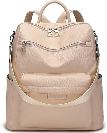 ProArch Leather Backpack for Women Elegant Backpack Purse Ladies Leather Shoulder Fitting Gift for Sister, Mother Bhabhi Birthday Christmas
