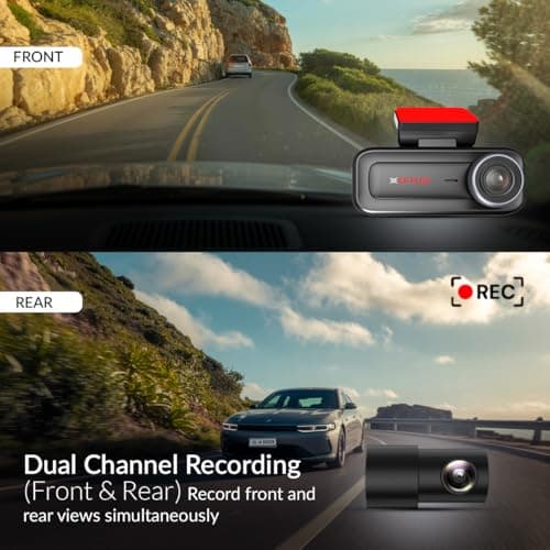 CP PLUS 4G Live Dashcam for Car | 2MP FHD Front & Rear Dash Cam | Remote Live View | GPS Tracking & Smart Alerts | WDR Night Vision | G-Sensor | 2Way Talk | App View | Upto 1TB Storage | CP-H27B 4
