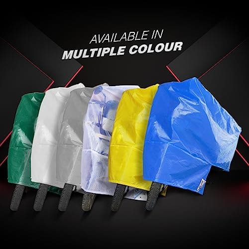TUFFPAULIN Bike Cover, Standard Size, Silver Color, UV Protection & Water Resistant Dustproof Plastic Bike Body Cover for Two Wheeler, Scooter, Motor Cycle with Carry Bag- No. 1 5