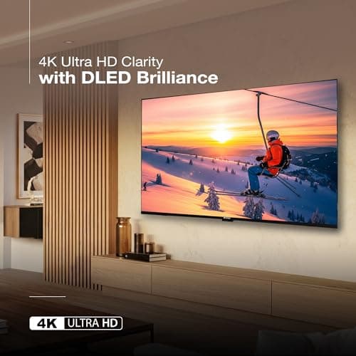SANSUI 109cm (43) Ultra HD Smart Google TV with HDR10, HLG, Dolby Audio, HSR 120Hz Refresh Rate, MEMC, 30W Surround Sound, FloLED Panel JSW43UG23 (Black) 2