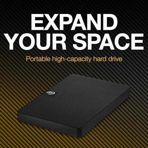 Seagate Expansion 2TB External HDD - USB 3.0 for Windows and Mac with 3 yr Data Recovery Services, Portable Hard Drive (STKM2000400) 2