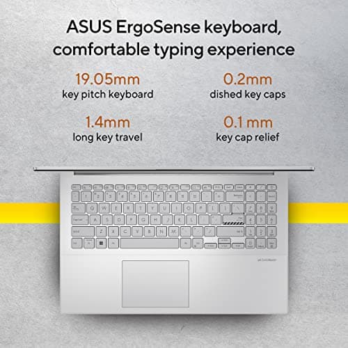 ASUS Vivobook Go 15, AMD Ryzen 5 7520U Thin & Light Laptop(AMD Radeon iGPU/8GB RAM/512GB SSD/FHD/15.6"/60Hz/Windows 11/M365 Basic (1Year)*/Office Home 2024/Cool Silver/1.63 Kg) E1504FA-NJ132WS 4
