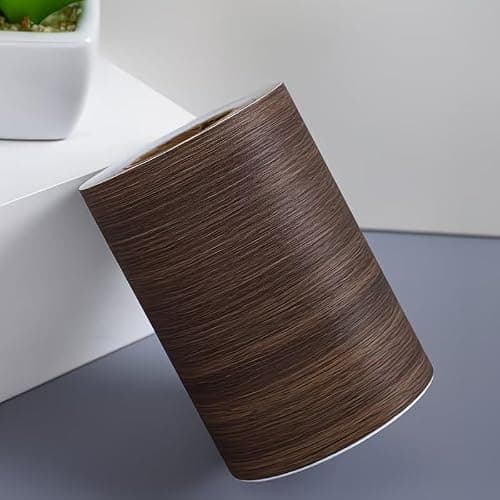 HAPPYMATES "6X15"Inch PVC Flooring Sheets for Floor 1.5 mm Thickend Durable Peel & Stick Wooden Design PVC Floor Tiles For DIY Bedroom, Living Room, Kitchen (1)