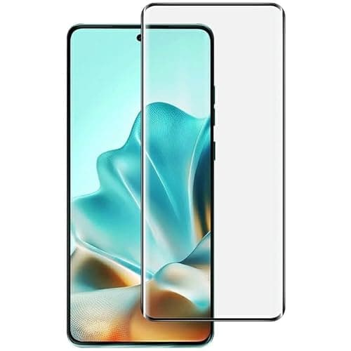 YOFO Premium HD+ Full Glue Tempered Glass For Motorola Edge 60 Fusion Full Glue Curved Glass 100% Fingerprint Working with self installation kit (NON UV GLASS)