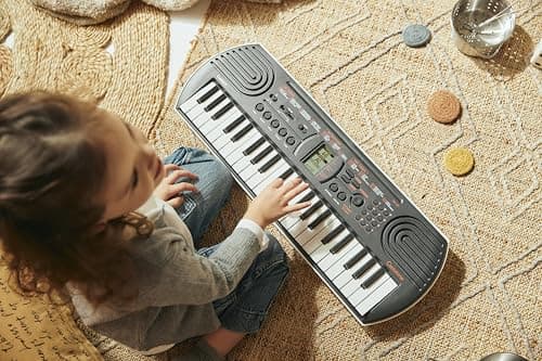 Casiotone Mini Keyboard SA-81 with Piano tones, Black 3