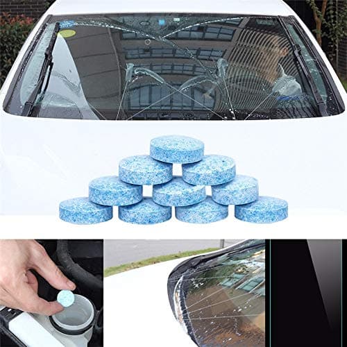 HSR Car Accessories in 10 PCs Car Wiper Detergent Effervescent Tablets Washer Auto Windshield Cleaner Glass Wash Cleaning Tablets 2