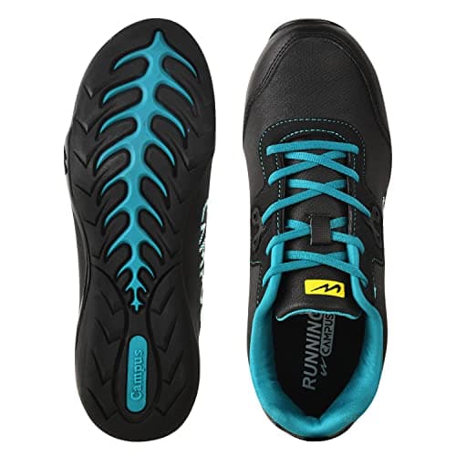 Campus Men Camp ZYLON Sneakers BLK - 7UK/India, Black 5