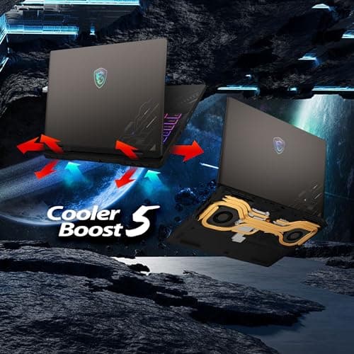 MSI Crosshair 16, Intel Series 2 Core Ultra 7 255HX, 41cm QHD+ 240Hz Gaming Laptop (16GB/1TB NVMe SSD/Windows 11 Home/NVIDIA GeForce RTX 5060, GDDR7 8GB/Cosmos Gray/2.5Kg) D2XWFKG-068IN 4