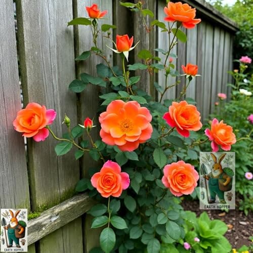 Earth Hopper Climbing Rose Hybrid Seeds Pack - Large Flowers- 70 Easy-to-Grow Seeds for Vibrant Blooms, Suitable for All Indian Climates (ALL IN ONE MIX) 2