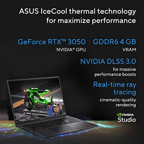 ASUS Vivobook 16X (2025),Smartchoice, Intel Core i7-13620H,Creator/Gaming Laptop(RTX 3050-4GB/16GB RAM/512GB SSD/FHD+/16"/144Hz/M365 Basic (1Year)*/Office 2024/Indie Black/1.8 Kg) K3605VC-RP517WS 5