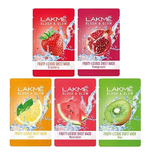 LAKMÉ Blush & Glow Strawberry Sheet Mask, 25 Ml 4
