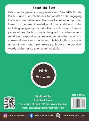 My Little Puzzle Book - Wordsearch Games for Adults 2