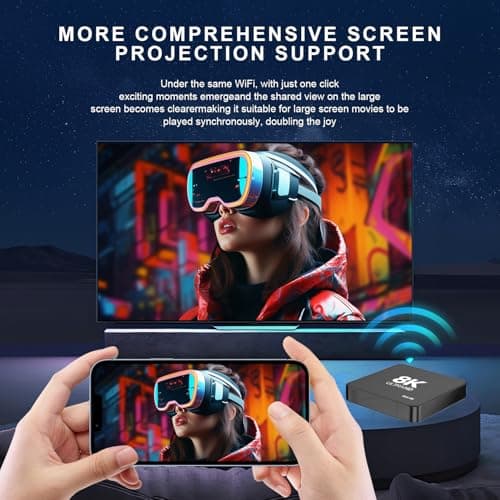 FORIDA I96 8K Onn Smart Android TV Box | Amlogic Processor | Android TV (ATV) Certified | 8GB RAM 128GB ROM | 8K Decoder | WiFi OTT Set-Top Box Satellite Receiver 2