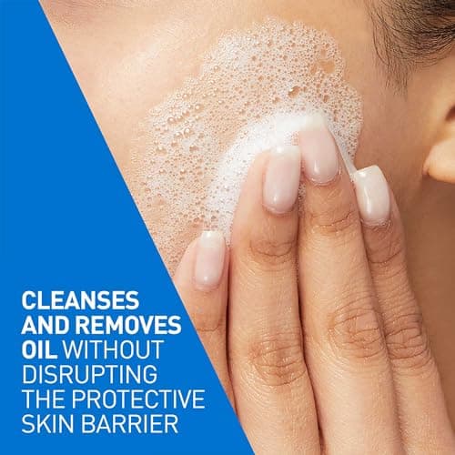 CeraVe Foaming Cleanser For Normal To Oily Skin (88ml) - Dermatologist-Developed Facewash | Non-Comedogenic And Fragrance-Free Cleansers For Acne-Prone Skin 5