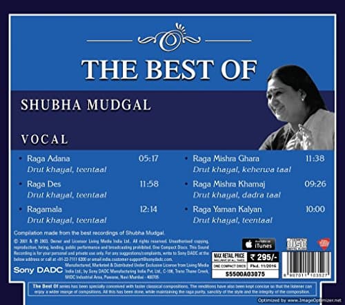 The Best Of Shubha Mudgal 2