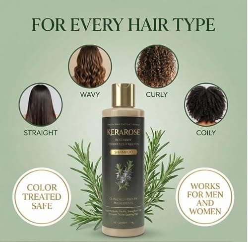 Rosemary Growth Support Shampoo | Strengthens Roots & Supports Hair Growth | Reduces Hair Fall & Nourishes Scalp | Suitable for All Hair Types (Pack Of 2) 4