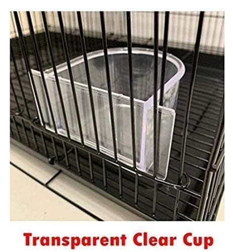 30" Bird cage for Budgies,Finches,Love Birds,Cocktails,Conures,CuttlefishBone Holder,Cuttlefish Bone,1gate to Install breeding Box,1 perchstick,2cups - (Colors May Vary)(30 Inch) 5