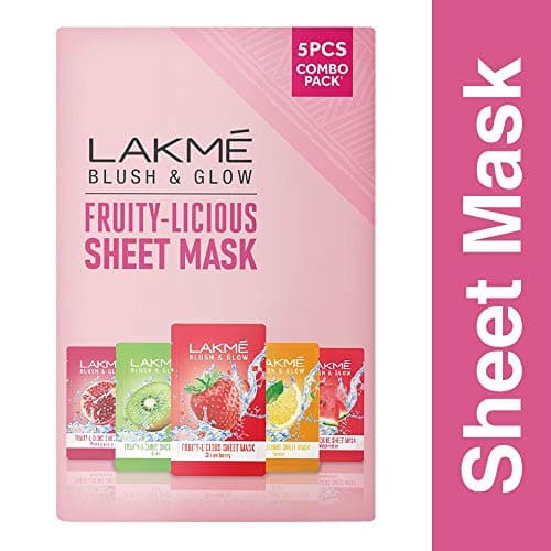 LAKMÉ Blush & Glow Strawberry Sheet Mask, 25 Ml 2