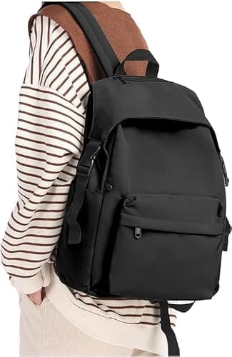 ProArch 29L Backpack | School Bag | 3 Compartments | School & College Backpack for Men and Women | Big Volume Design | Casual Backpack | Daypack | Travel Backpack | (Black) 2