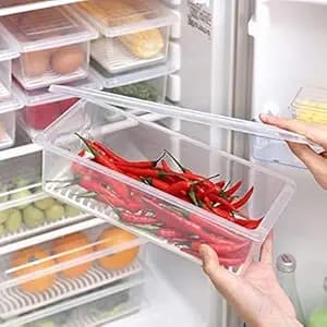 SATVIKAYA Air Tight Plastic Storage Containers Set for Kitchen | Pantry Organizers Kitchen Accessories Items,Fridge Storage Boxes | Leak-Proof, Durable, and Space-Saving (4, 2500ml) (1500 ML, 12)