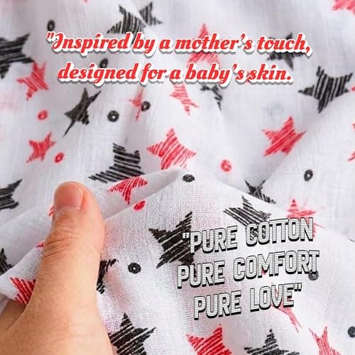 100% Cotton Muslin Baby Jhabla Pack of 3 | Soft & Breathable Newborn Baby Clothes for Boys & Girls | Lightweight Summer Wear for Infants (in, Age, 0 Months, 3 Months, Butterfly,Cycle,Star) 5