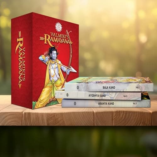 Valmiki's Ramayana – 6 Volume Comic Book Set | Ramayana Stories from Indian Epics & Mythology | Illustrated Tales for Kids & Adults | Amar Chitra Katha 3