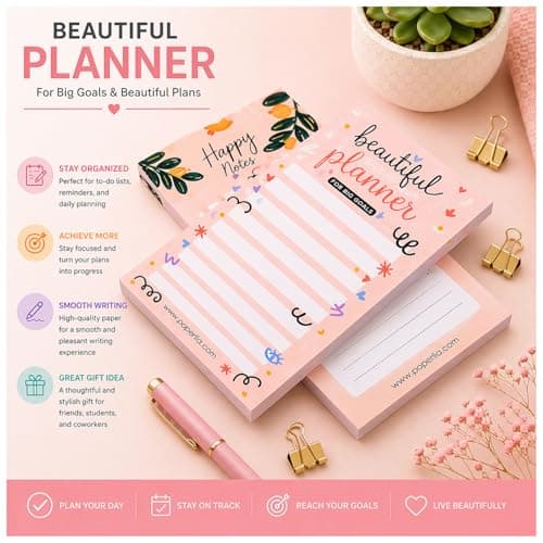 COI Daily to Do Writing Pads/Daily Planner/Notepads-Set of 4, 50 Pages 2