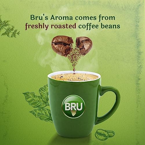 Bru Instant | Aromatic Coffee From South Indian Plantations | Premium Blend of Robusta & Arabica Beans For a Rich Coffee Experience | 200g 5
