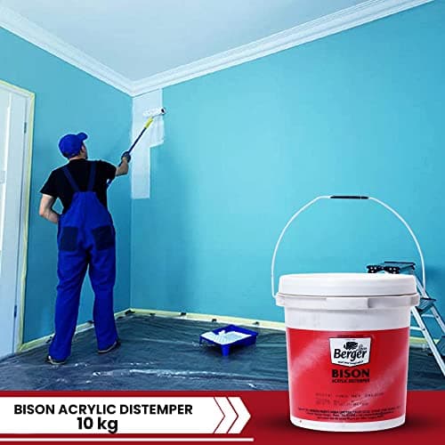 Berger Bison Acrylic Distemper Color-White 10K 2