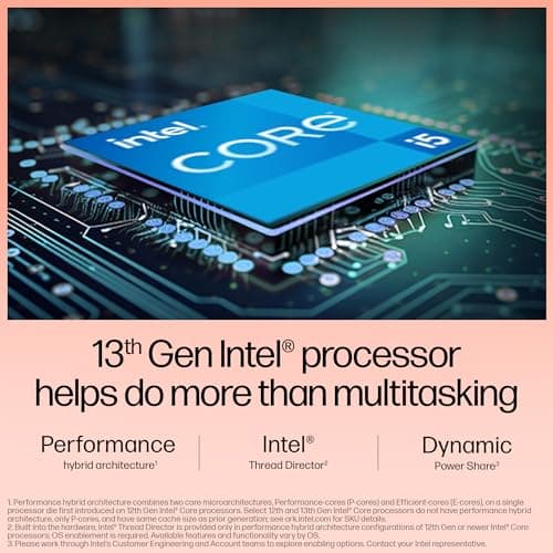 HP 15, 13th Gen Intel Core i5-1334U Laptop (16GB DDR4, 512GB SSD) Anti-Glare, 15.6"/39.6cm, FHD, Win 11, Office 24, Silver, 1.59kg, Iris Xe Graphics, FHD Camera, Backlit KB, FD0577TU 4