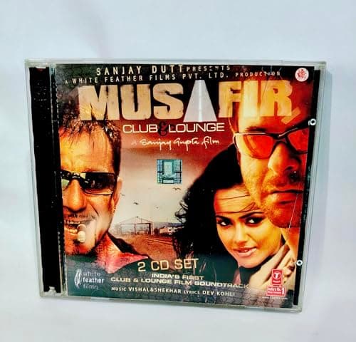 Musafir Club & Lounge 2 CD Set, Bollywood Film Soundtrack, Music by Vishal & Shekhar, India's First Club & Lounge Film Soundtrack, T-Series