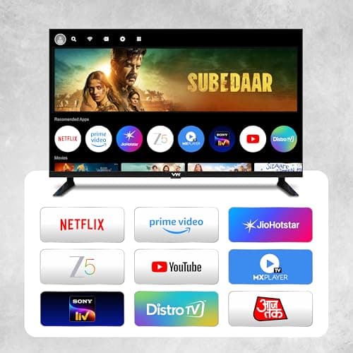 VW 80 cm (32 inches) Spectra Series HD Ready Smart QLED Android TV VW32AQ3 3