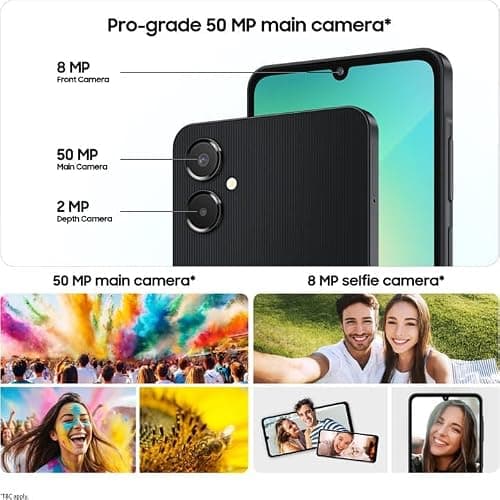 Samsung Galaxy A06 5G Light Gray 4GB RAM 64GB ROM with 6.7 inch HD Plus 90Hz Display, 50MP Dual Camera, 8MP Front Camera, MTK D6300 Processor, 5000mAh Battery, Side Fingerprint, One UI 7.0 5
