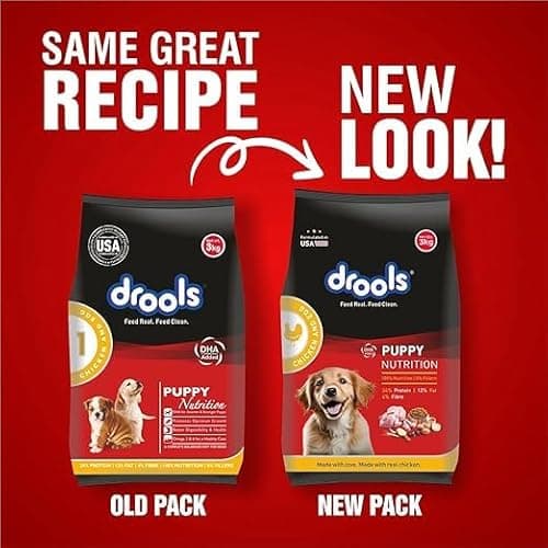 Drools Puppy Dry Dog Food 1.2Kg Pack | Chicken and Egg Flavour | Optimal Growth | Healthy Coat & Skin | Strong Immune System | Enhanced Palatability 3