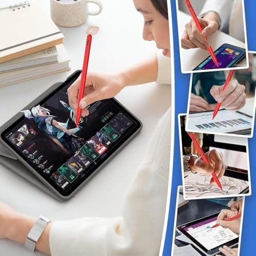 ActiveTouch Digital Stylus Pen – Precision Touchscreen Pen for Android Tablets & Smartphones, Smooth Writing & Drawing (Black) 5