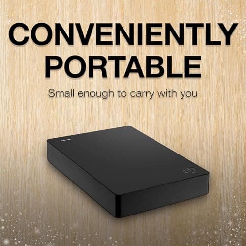 Seagate Portable 1TB External HDD – USB 3.0 for PC Laptop and Mac (STGX1000400) 2