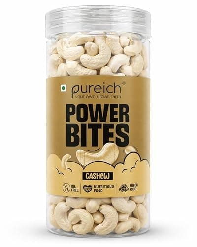 PUREICH Premium Dry Fruits Combo Pack | California Almonds 500gm & Whole Cashew Nuts 500gm | Fresh Crunchy Kaju Badam | Healthy Snacks | Protein Rich Daily Nutrition Pack 2
