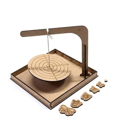 ERH India DIY Wooden Balance STEM Kit Center of Gravity Physics Working Model Torque Equilibrium Science Project Educational Toy for School Kids