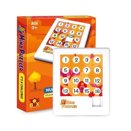 Toyztrend Mind Puzzler Numbers for Kids to Develop Their Brain and Mind with The Help of Educational Numbers - Multicolor