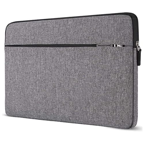 Dynotrek Elite 11.6 12.9 inch Tablet Laptop Sleeve Case Cover Pouch Handbag with Handle Compatible for Most Apple Samsung Microsoft HP Asus Lenovo Asus Acer Dell, Denim Grey